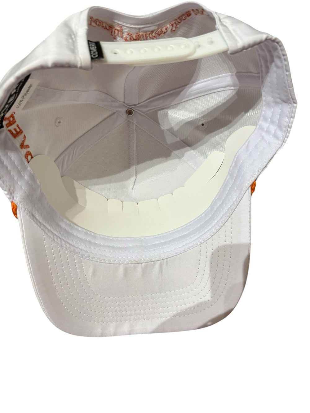 NWOT Covert Bee Cave Austin Texas 512 Rope Hat Gameday White/Orange Snapback - Picture 6 of 6